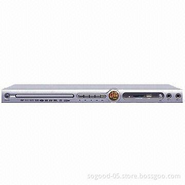 DivX/DVD Player with Built-in Dolby Digital AC-3 Decoder and S-video Output, Measures 430 x 28mm